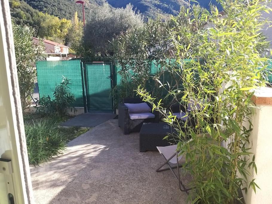 Rez De Jardin Cosy Avec Terrasse Fleurie Διαμέρισμα Arles-sur-Tech Εξωτερικό φωτογραφία